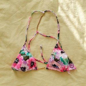 NWOT Victoria's Secret floral gold chain b…